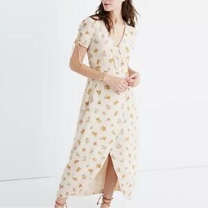 MADEWELL Silk floral Dress